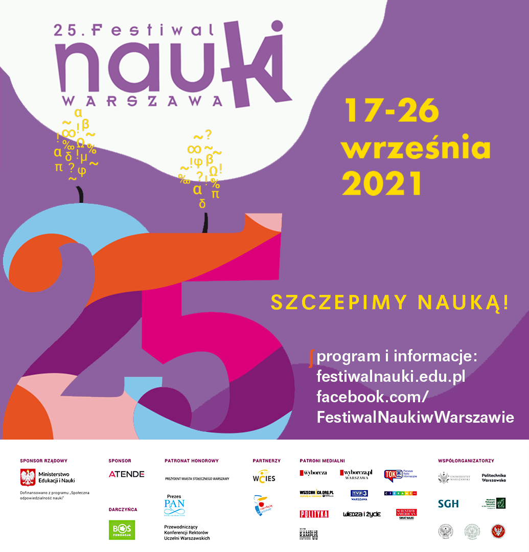 festiwal nauki 2021 social media 2